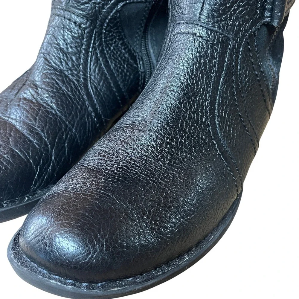 Clarks Womens Riding Knee High Boots 26105043 Womens 8.5M‎ Black Leather Suede